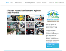 Tablet Screenshot of lifesaversconference.org